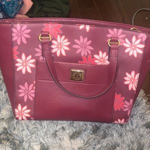 Anne Klein burgundy purse